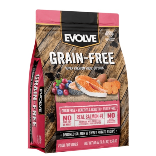 EVOLVE DOG GRAIN FREE SALMON & SWEET POTATO 1,58 KG