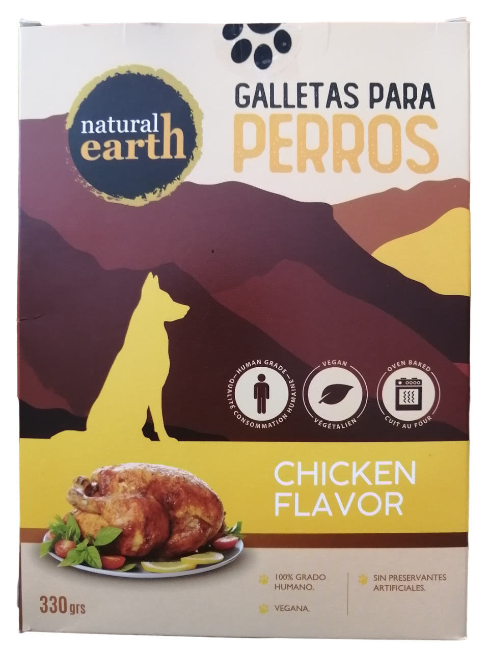 Fullerton GALLETAS NATURAL EARTH PARA PERROS SABOR POLLO Fullerton