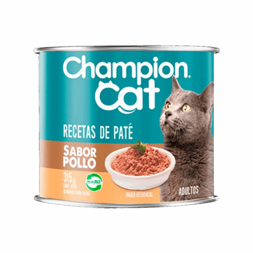 lata champion cat pollo