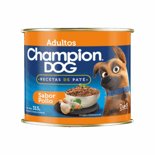 lata champion dog pollo