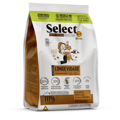 Select By Monello Perros Senior Razas Medianas Y Grandes Salmon