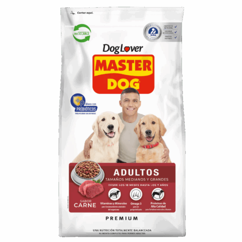 master dog perros adultos carne